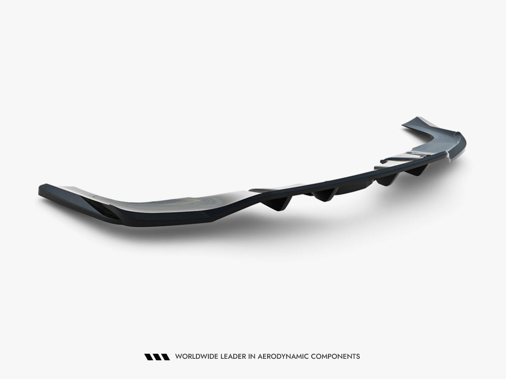 Rear Splitter (Vertical Bars) V.2 compatible with Mercedes-Benz GLE Coupe AMG Line C167 / C167 Facelift