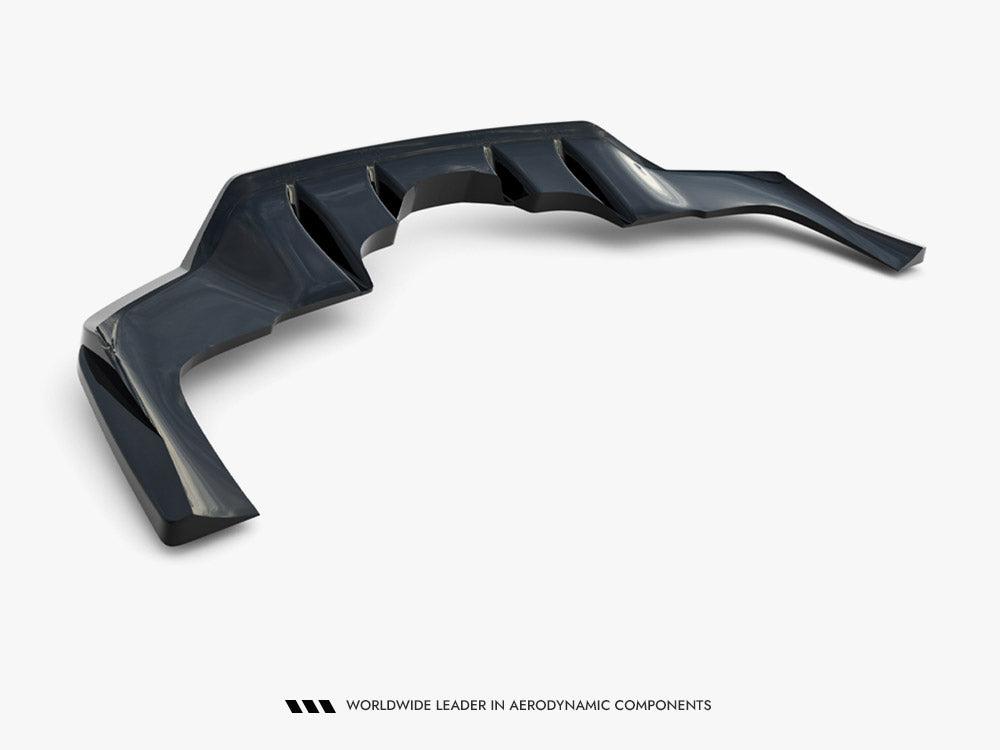 Rear Splitter (Vertical Bars) V.2 compatible with Mercedes-Benz GLE Coupe AMG Line C167 / C167 Facelift
