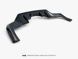 Rear Splitter (Vertical Bars) V.2 compatible with Mercedes-Benz GLE Coupe AMG Line C167 / C167 Facelift