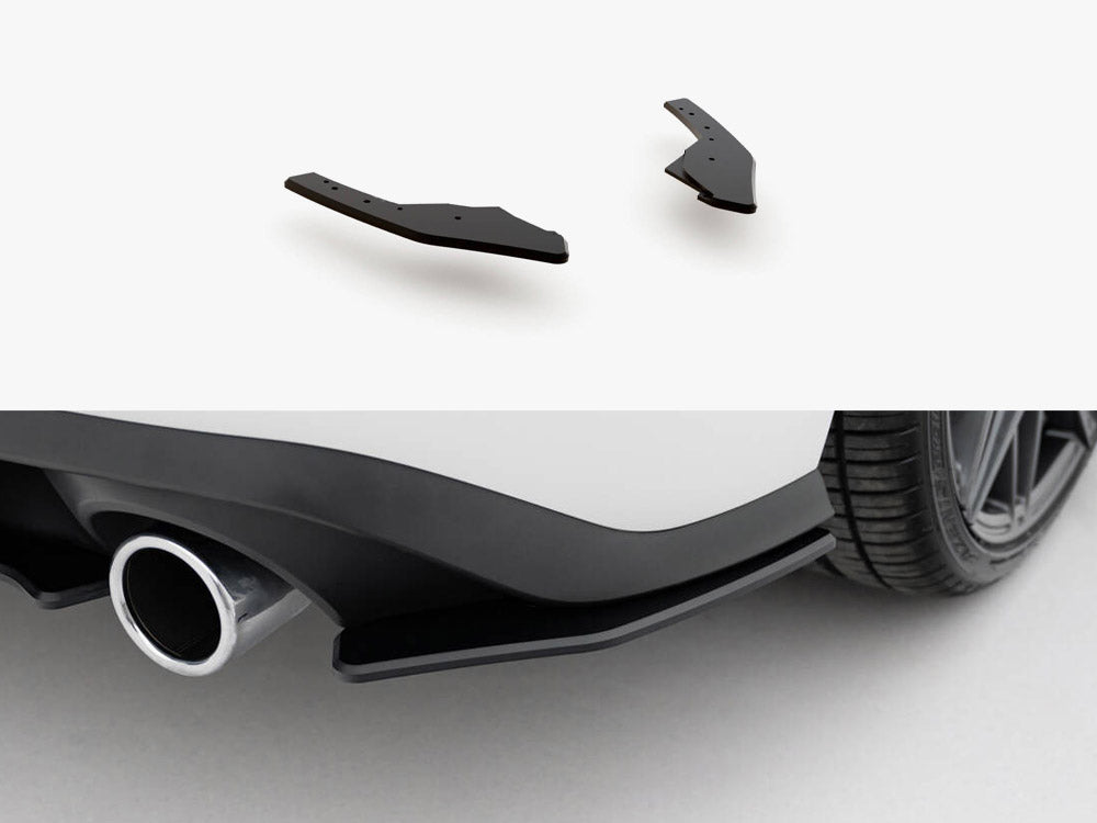 Street Pro Rear Side Splitters V.1 compatible with Volkswagen Golf GTI / GTE / R-Line Mk8