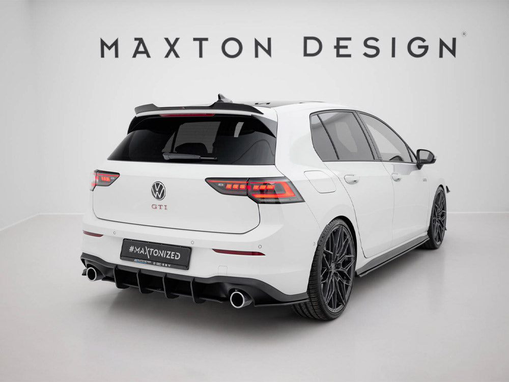Street Pro Rear Side Splitters V.1 compatible with Volkswagen Golf GTI / GTE / R-Line Mk8