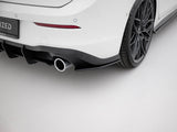 Street Pro Rear Side Splitters V.1 compatible with Volkswagen Golf GTI / GTE / R-Line Mk8