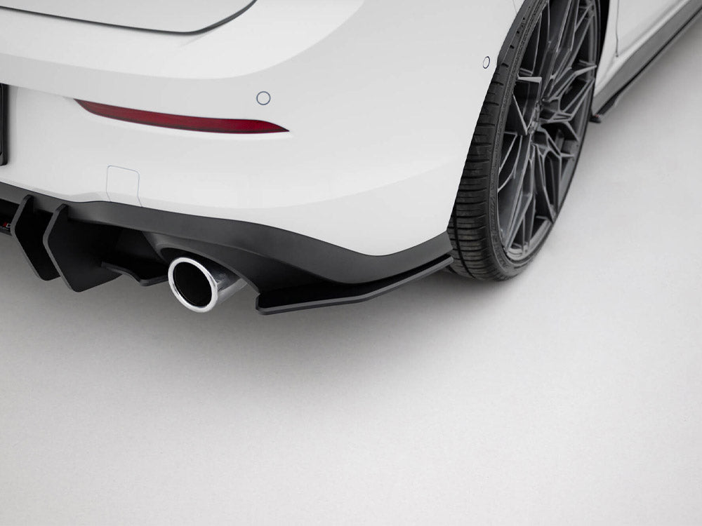 Street Pro Rear Side Splitters V.1 compatible with Volkswagen Golf GTI / GTE / R-Line Mk8
