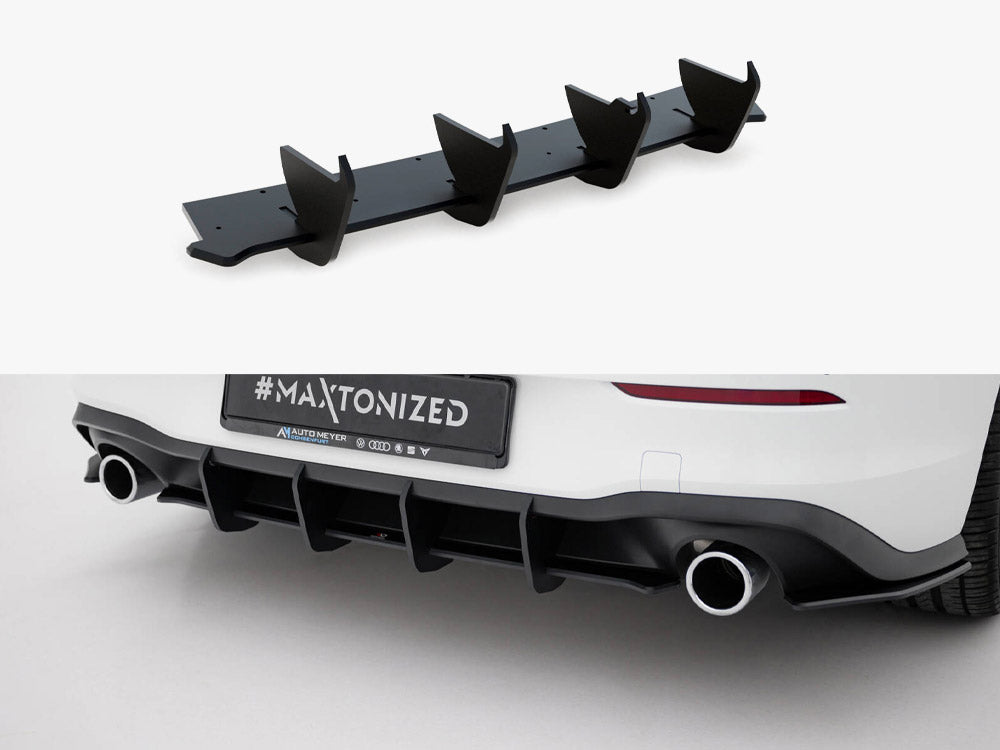 Street PRO Rear Diffuser V.1 compatible with VW Golf 8 GTI