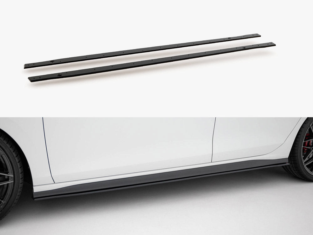 Street Pro Side Skirts Diffusers compatible with Volkswagen Golf GTI / GTE / GTI Clubsport / R-Line Mk8