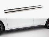 Street Pro Side Skirts Diffusers compatible with Volkswagen Golf GTI / GTE / GTI Clubsport / R-Line Mk8