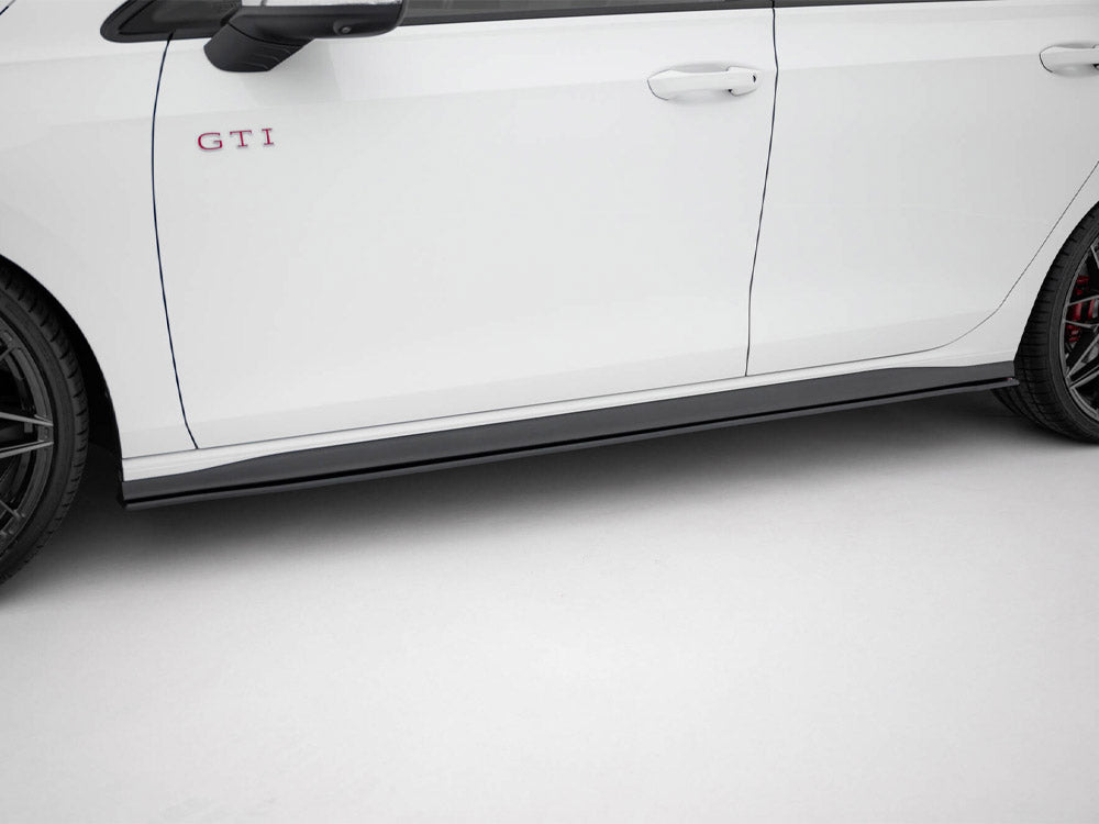 Street Pro Side Skirts Diffusers compatible with Volkswagen Golf GTI / GTE / GTI Clubsport / R-Line Mk8