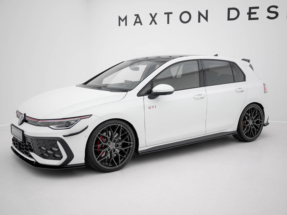Street Pro Side Skirts Diffusers compatible with Volkswagen Golf GTI / GTE / GTI Clubsport / R-Line Mk8