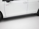 Street PRO Side Skirts Diffusers + Flaps compatible with Volkswagen Golf GTI / GTE / GTI Clubsport / R-Line Mk8