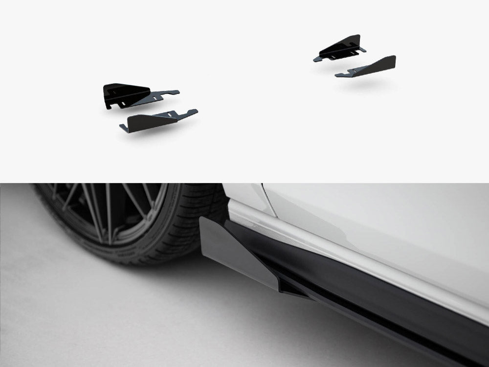 Side Flaps compatible with Volkswagen Golf GTI / GTE / GTI Clubsport / R-Line Mk8