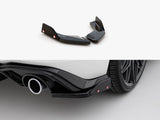 Rear Side Splitters V.2 + Flaps compatible with Volkswagen Golf GTI / GTE Mk8