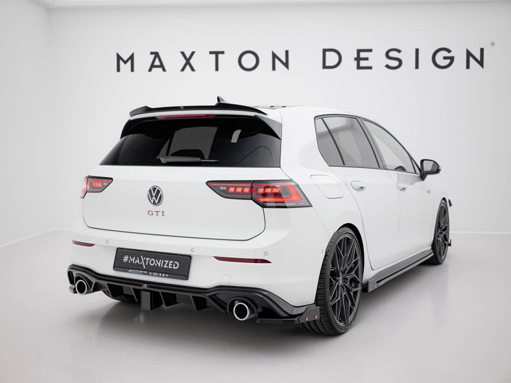Rear Side Splitters V.2 + Flaps compatible with Volkswagen Golf GTI / GTE Mk8