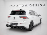 Rear Side Splitters V.2 + Flaps compatible with Volkswagen Golf GTI / GTE Mk8