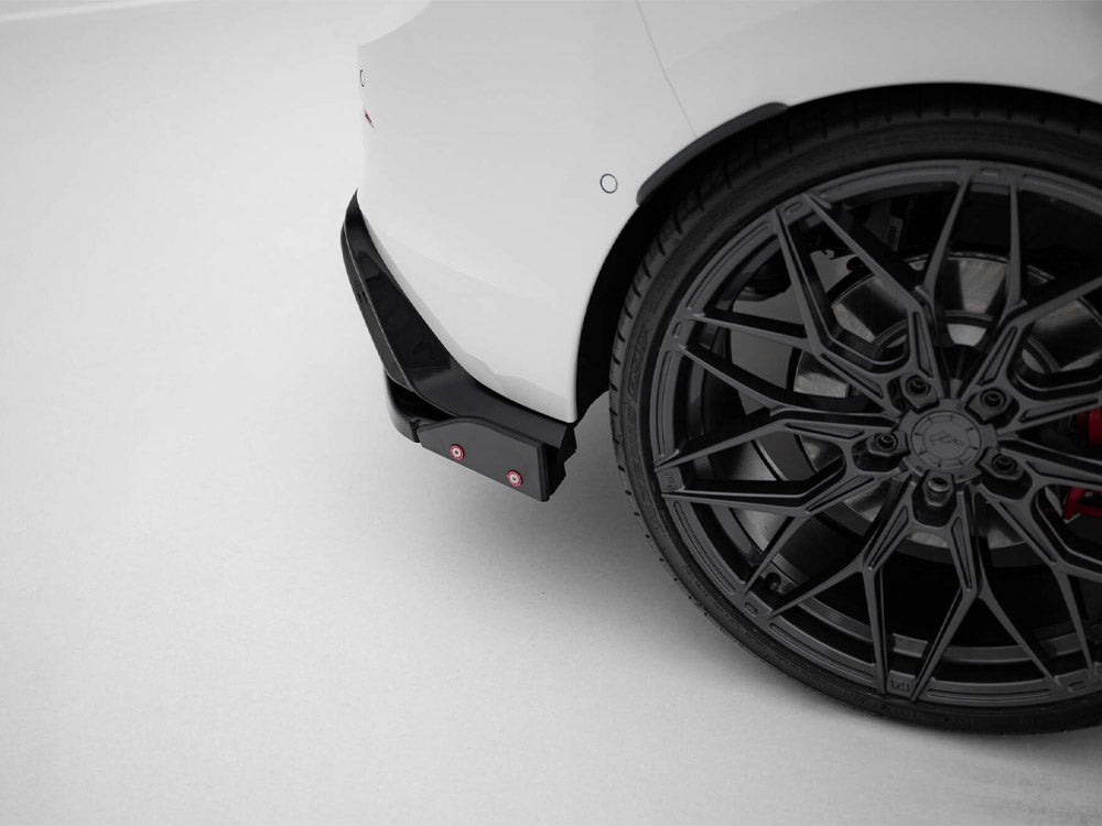 Rear Side Splitters V.2 + Flaps compatible with Volkswagen Golf GTI / GTE Mk8