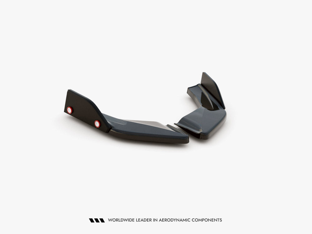 Rear Side Splitters V.2 + Flaps compatible with Volkswagen Golf GTI / GTE Mk8