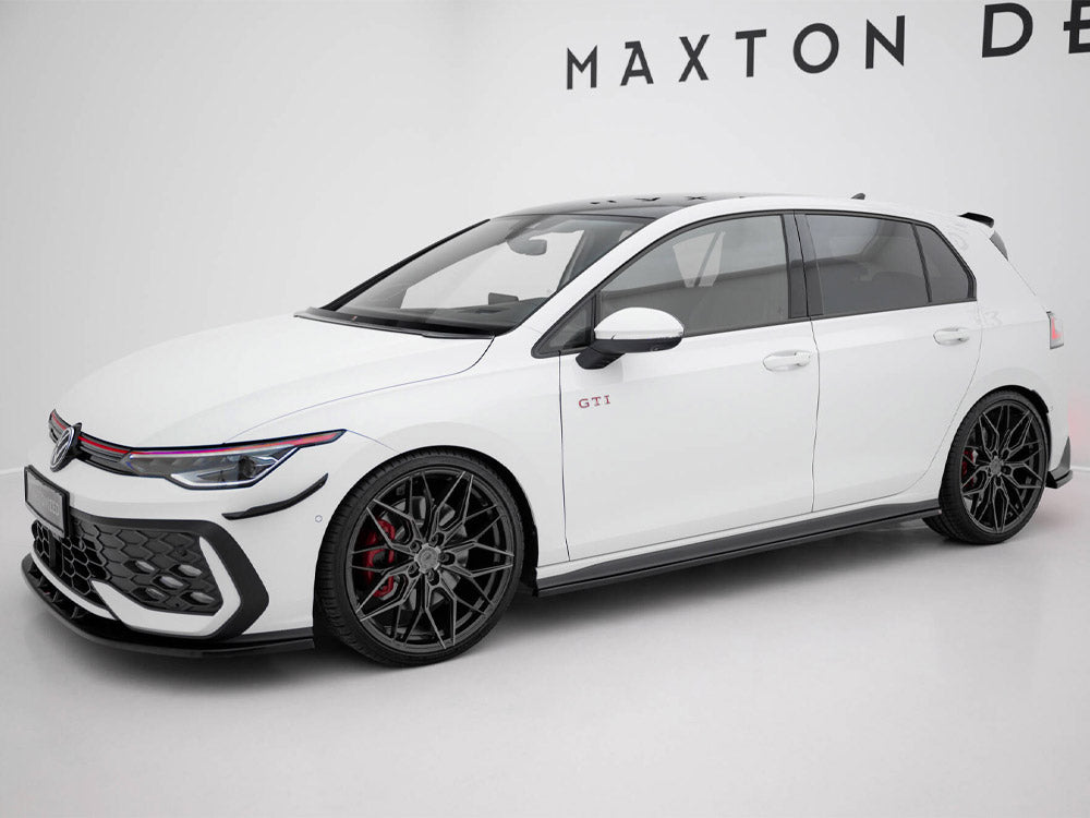 Side Skirts Diffusers V.1 compatible with Volkswagen Golf GTI / GTE / GTI Clubsport / GTD / R-Line Mk8