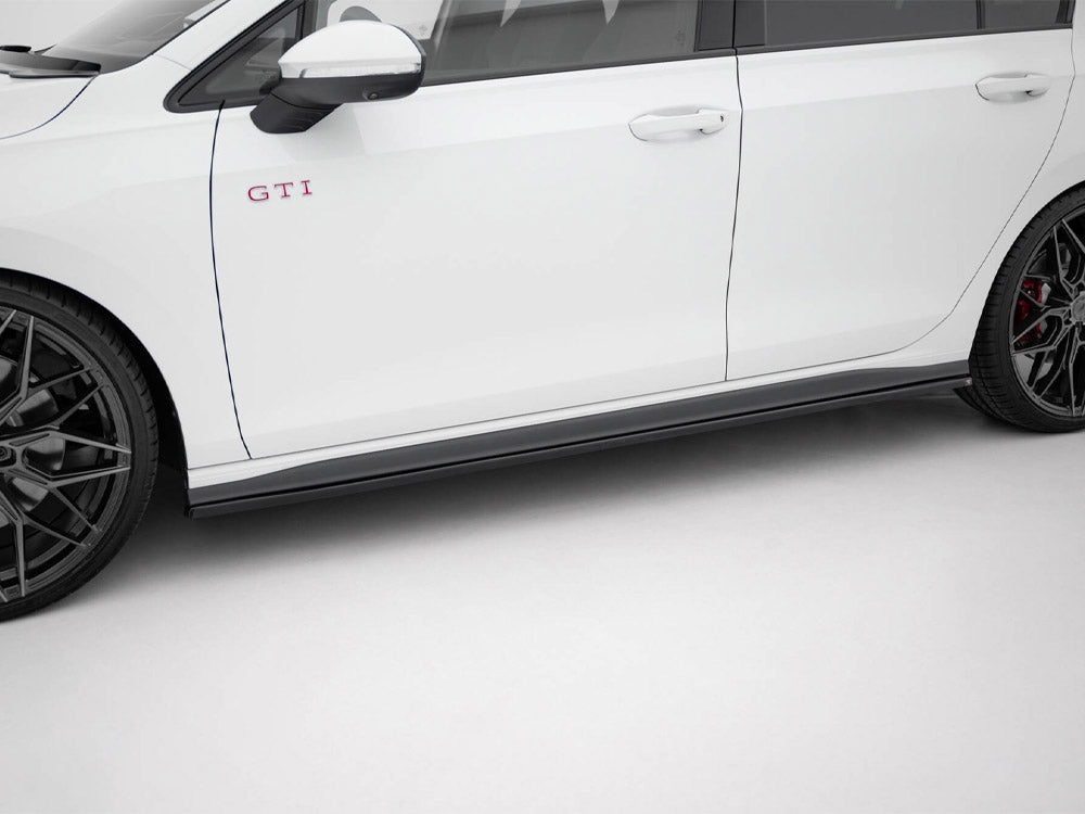 Side Skirts Diffusers V.1 compatible with Volkswagen Golf GTI / GTE / GTI Clubsport / GTD / R-Line Mk8