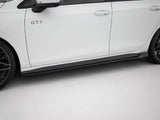 Side Skirts Diffusers V.2 + Flaps compatible with Volkswagen Golf GTI / GTE / GTI Clubsport / GTD / R-Line Mk8