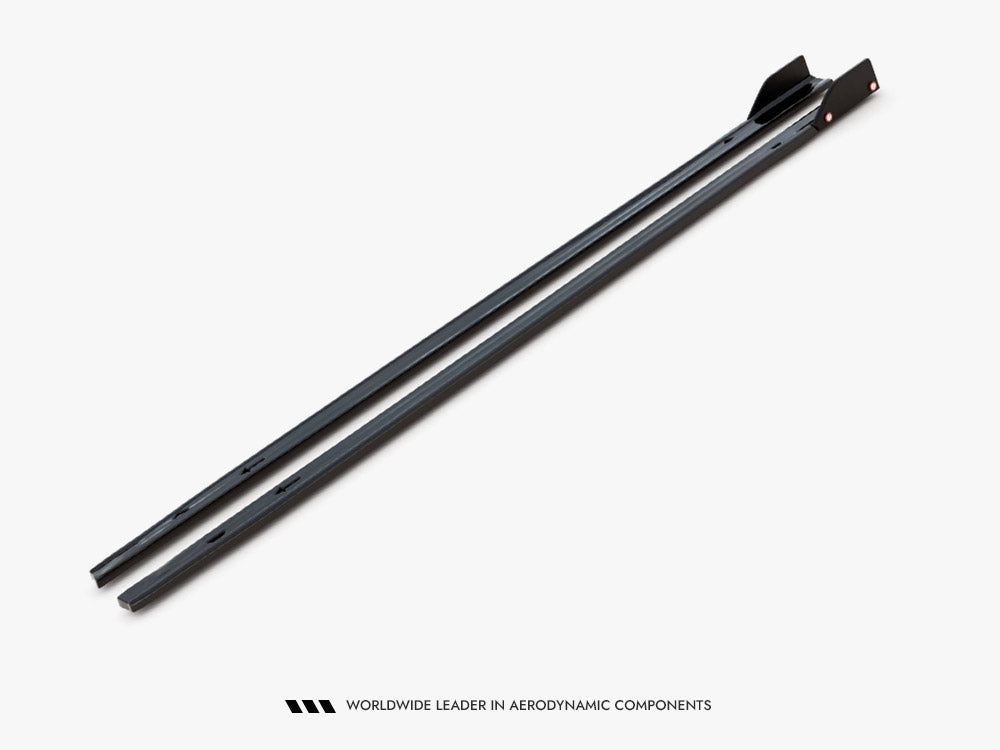 Side Skirts Diffusers V.2 + Flaps compatible with Volkswagen Golf GTI / GTE / GTI Clubsport / GTD / R-Line Mk8