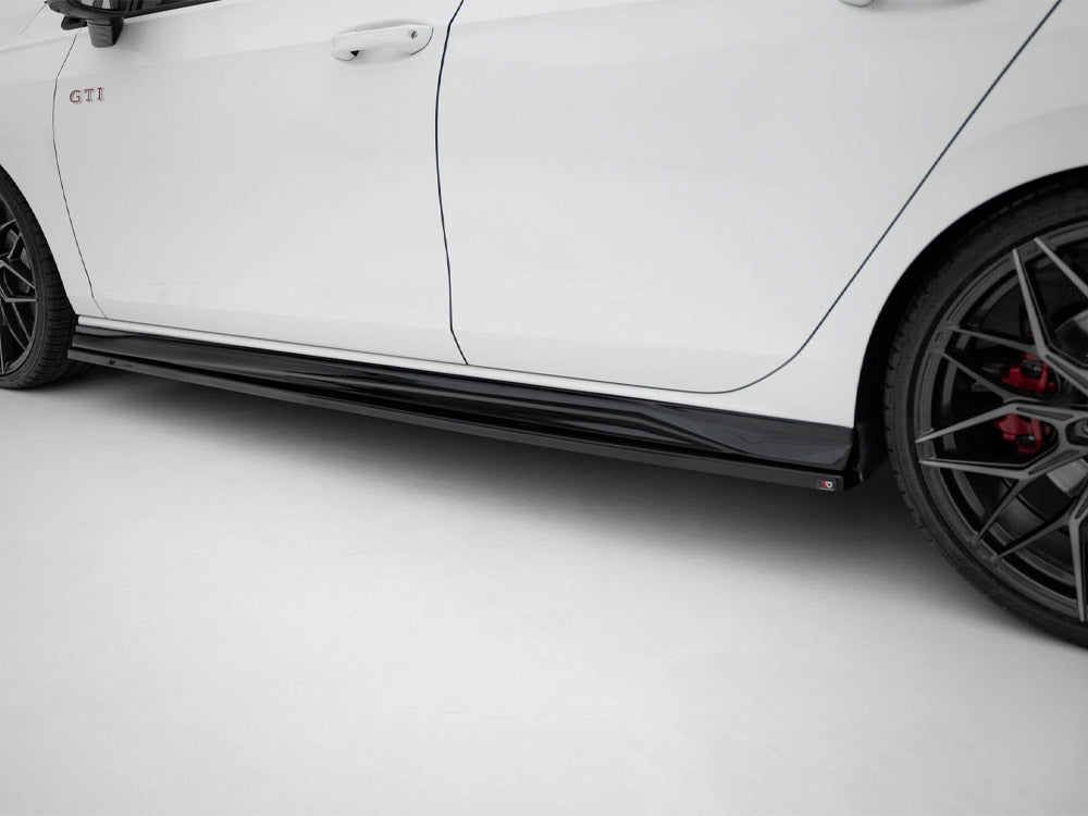Side Skirts Diffusers V.4 compatible with Volkswagen Golf GTI / GTE / GTI Clubsport / GTD/ R-Line Mk8