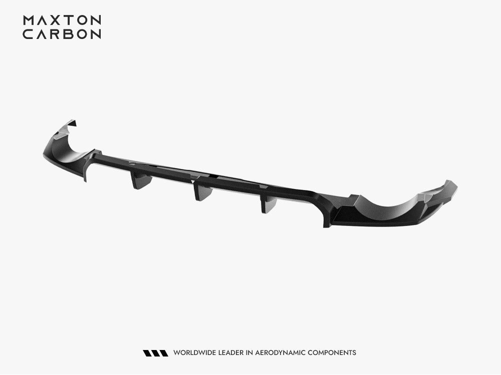 Prepreg Carbon Fiber Rear Splitter (Vertical Bars) compatible with Audi RS Q8 Mk1 Facelift