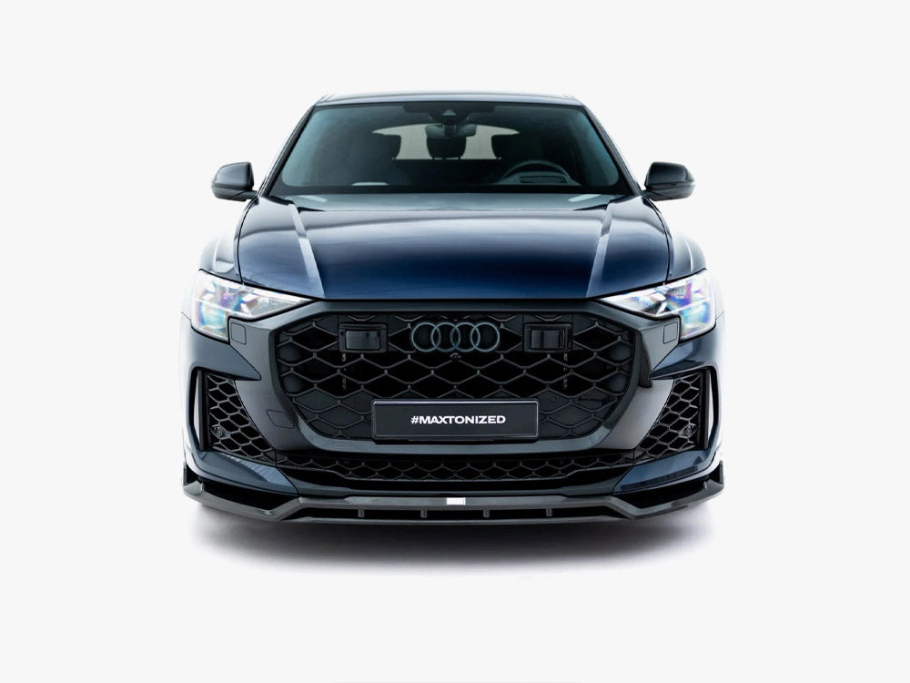 Prepreg Carbon Fiber Front Splitter compatible with Audi RS Q8 Mk1 Facelift