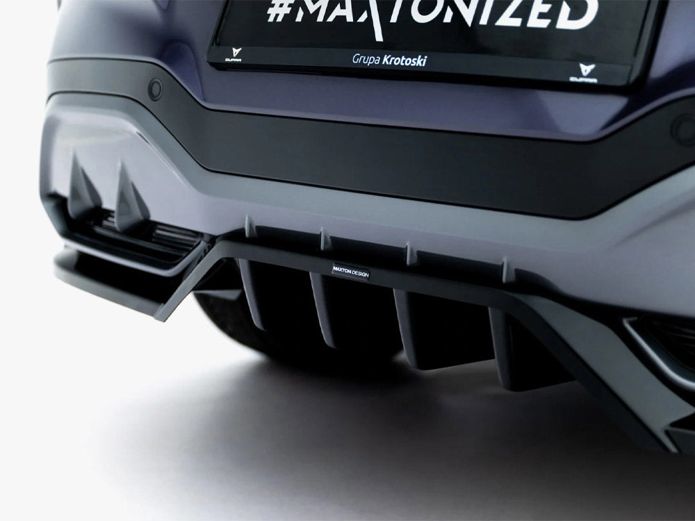 Rear Splitter (Vertical Bars) V.3 compatible with CUPRA Terramar Mk1 (Version with towbar)