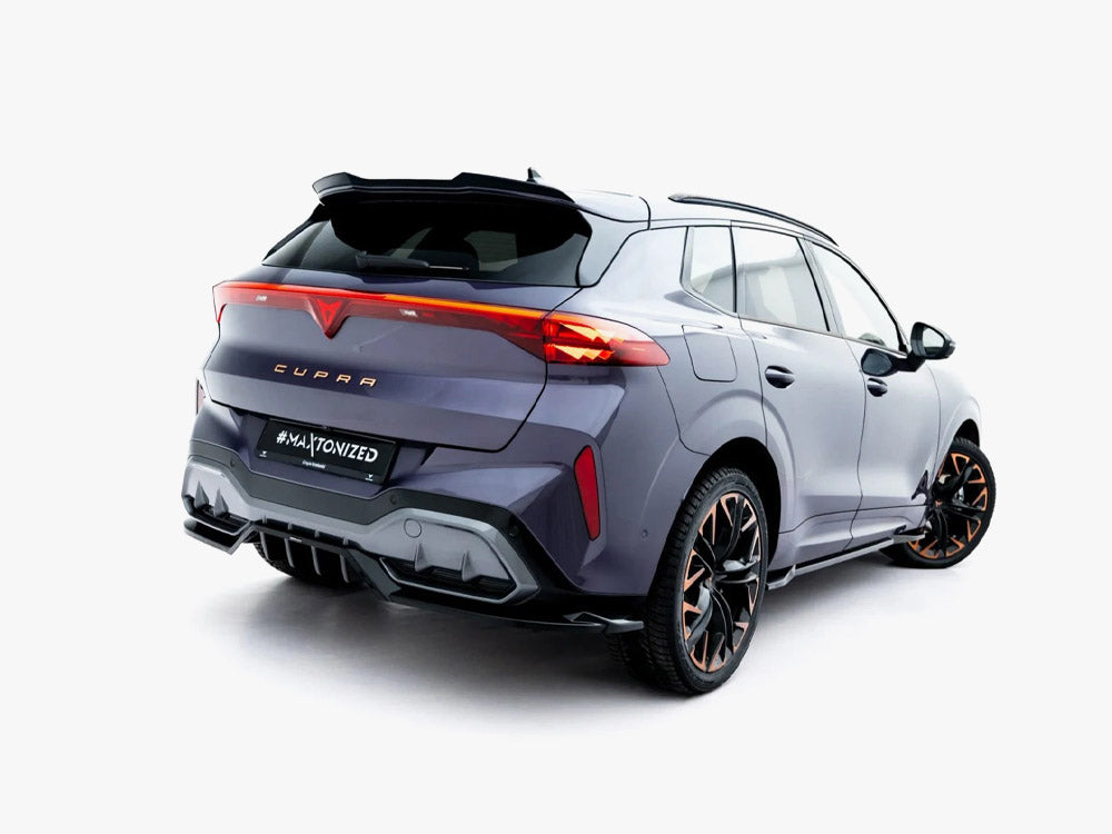 Rear Splitter (Vertical Bars) V.4 compatible with CUPRA Terramar Mk1 (Version with towbar)