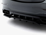Rear Splitter (Vertical Bars) compatible with Mercedes-AMG C63 Sedan / Estate W206 / S206