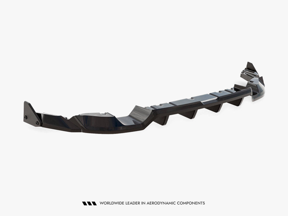 Central Rear Splitter (Vertical Bars) V.1 + Flaps compatible with Toyota GR86 Mk1