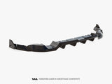 Central Rear Splitter (Vertical Bars) V.1 + Flaps compatible with Toyota GR86 Mk1