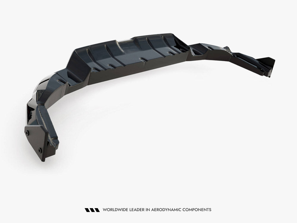 Central Rear Splitter (Vertical Bars) V.1 + Flaps compatible with Toyota GR86 Mk1