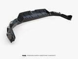 Central Rear Splitter (Vertical Bars) V.1 + Flaps compatible with Toyota GR86 Mk1