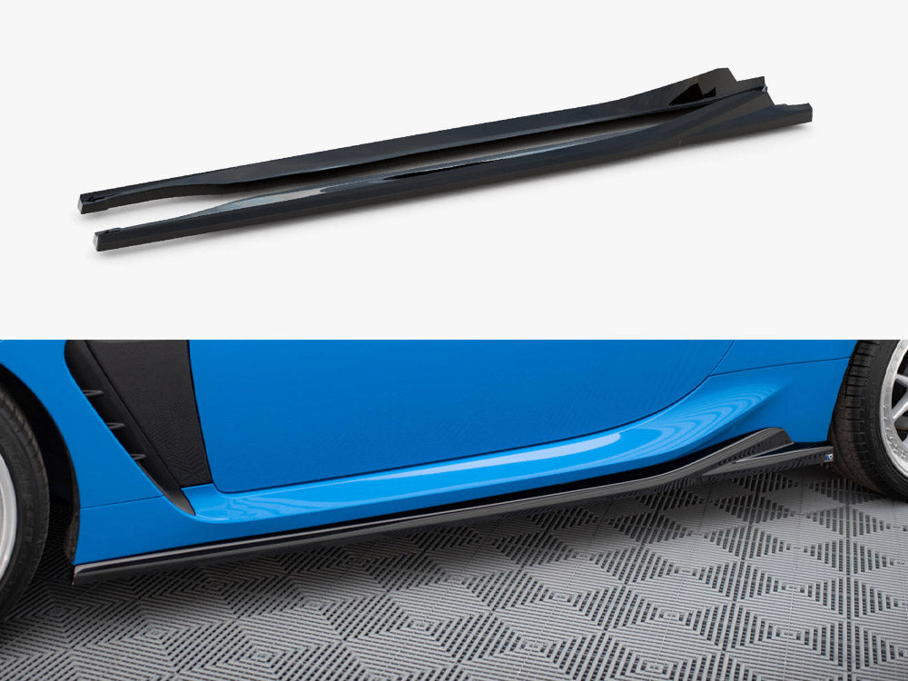 Side Skirts Diffusers V.1 compatible with Toyota GR86 Mk1