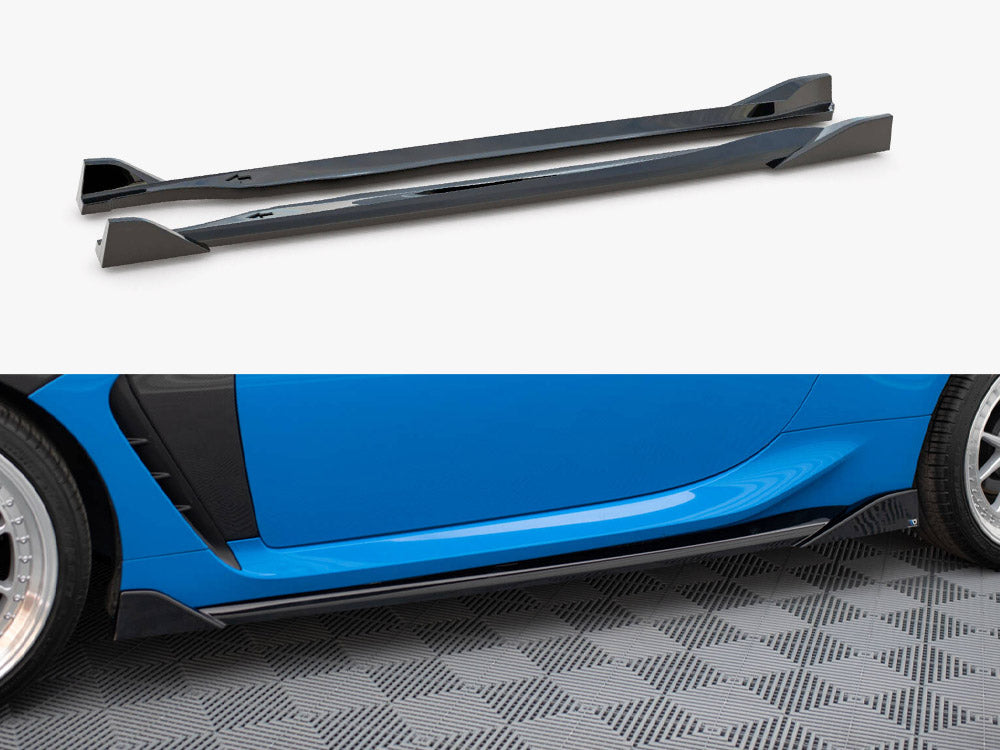 Side Skirts Diffusers V.3 compatible with Toyota GR86 Mk1