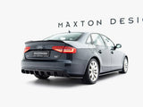 Rear Valance compatible with Audi A4 B8 Facelift (Single Side dual exhaust Version)