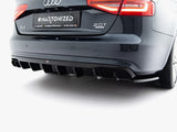 Rear Valance compatible with Audi A4 B8 Facelift (Single Side dual exhaust Version)
