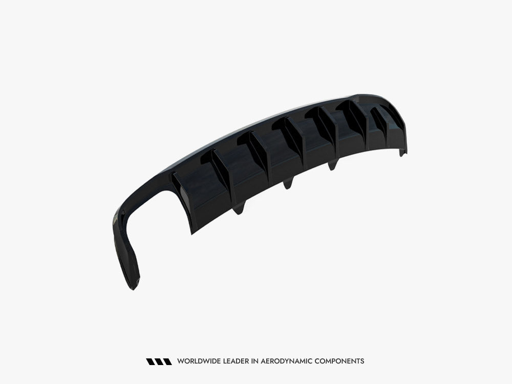 Rear Valance compatible with Audi A4 B8 Facelift (Single Side dual exhaust Version)