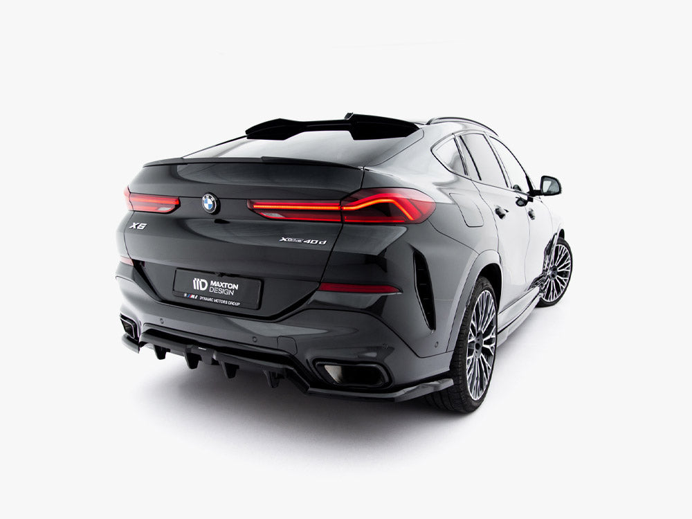 Central Rear Splitter (Vertical Bars) V.1 compatible with BMW X6 M-Pack G06 Facelift