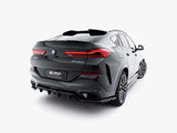 Central Rear Splitter (Vertical Bars) V.1 compatible with BMW X6 M-Pack G06 Facelift