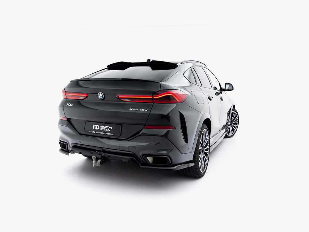 Central Rear Splitter (Vertical Bars) V.1 compatible with BMW X6 M-Pack G06 Facelift