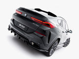 Central Rear Splitter (Vertical Bars) V.1 compatible with BMW X6 M-Pack G06 Facelift