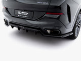 Central Rear Splitter (Vertical Bars) V.1 compatible with BMW X6 M-Pack G06 Facelift