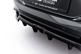 Central Rear Splitter (Vertical Bars) V.1 compatible with BMW X6 M-Pack G06 Facelift