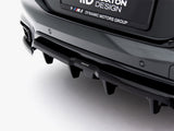 Central Rear Splitter (Vertical Bars) V.2 compatible with BMW X6 M-Pack G06 Facelift