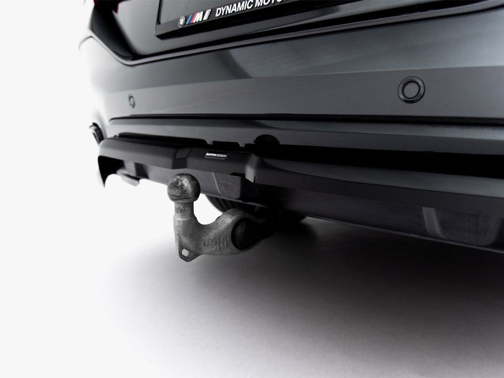 Central Rear Splitter (Vertical Bars) V.2 compatible with BMW X6 M-Pack G06 Facelift