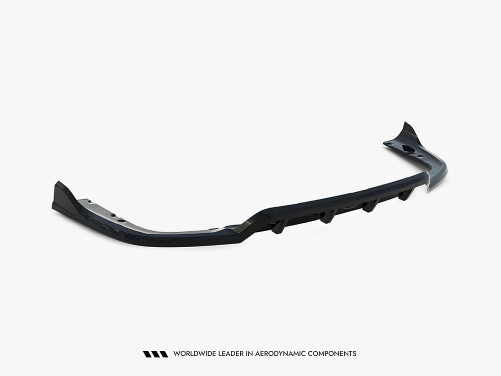 Central Rear Splitter (Vertical Bars) V.2 compatible with BMW X6 M-Pack G06 Facelift