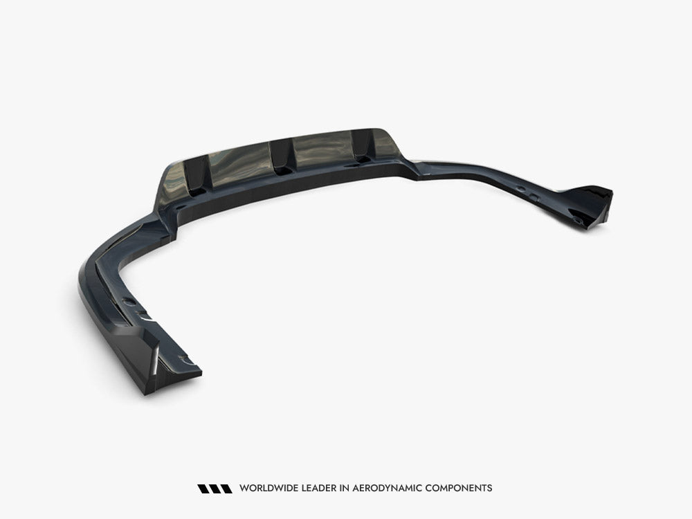 Central Rear Splitter (Vertical Bars) V.2 compatible with BMW X6 M-Pack G06 Facelift