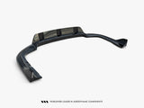 Central Rear Splitter (Vertical Bars) V.2 compatible with BMW X6 M-Pack G06 Facelift