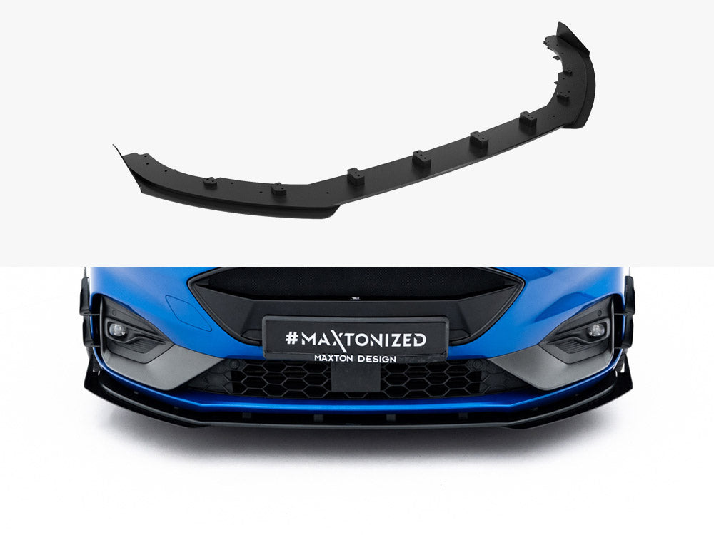 Street PRO Front Splitter + Flaps compatible with Ford Focus ST / ST-Line Mk4